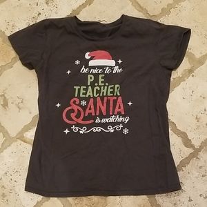 Christmas PE teacher T-shirt